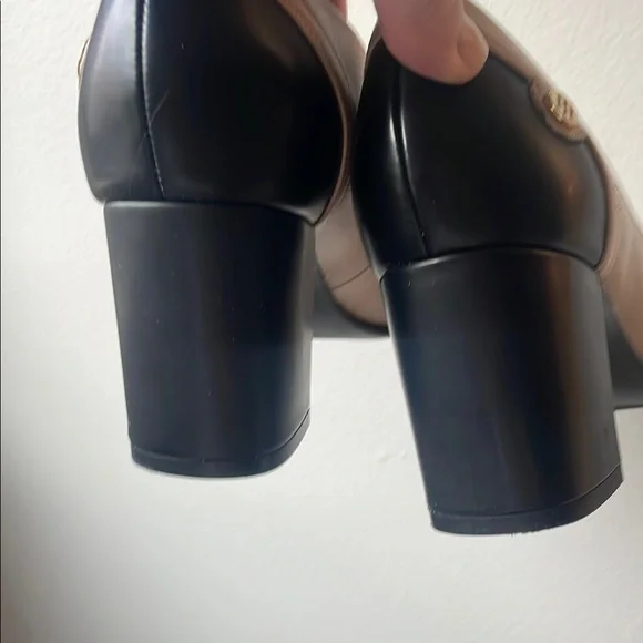 Tommy Hilfinger Beige and Black Pumps Heels Size 7 - Picture 12 of 13